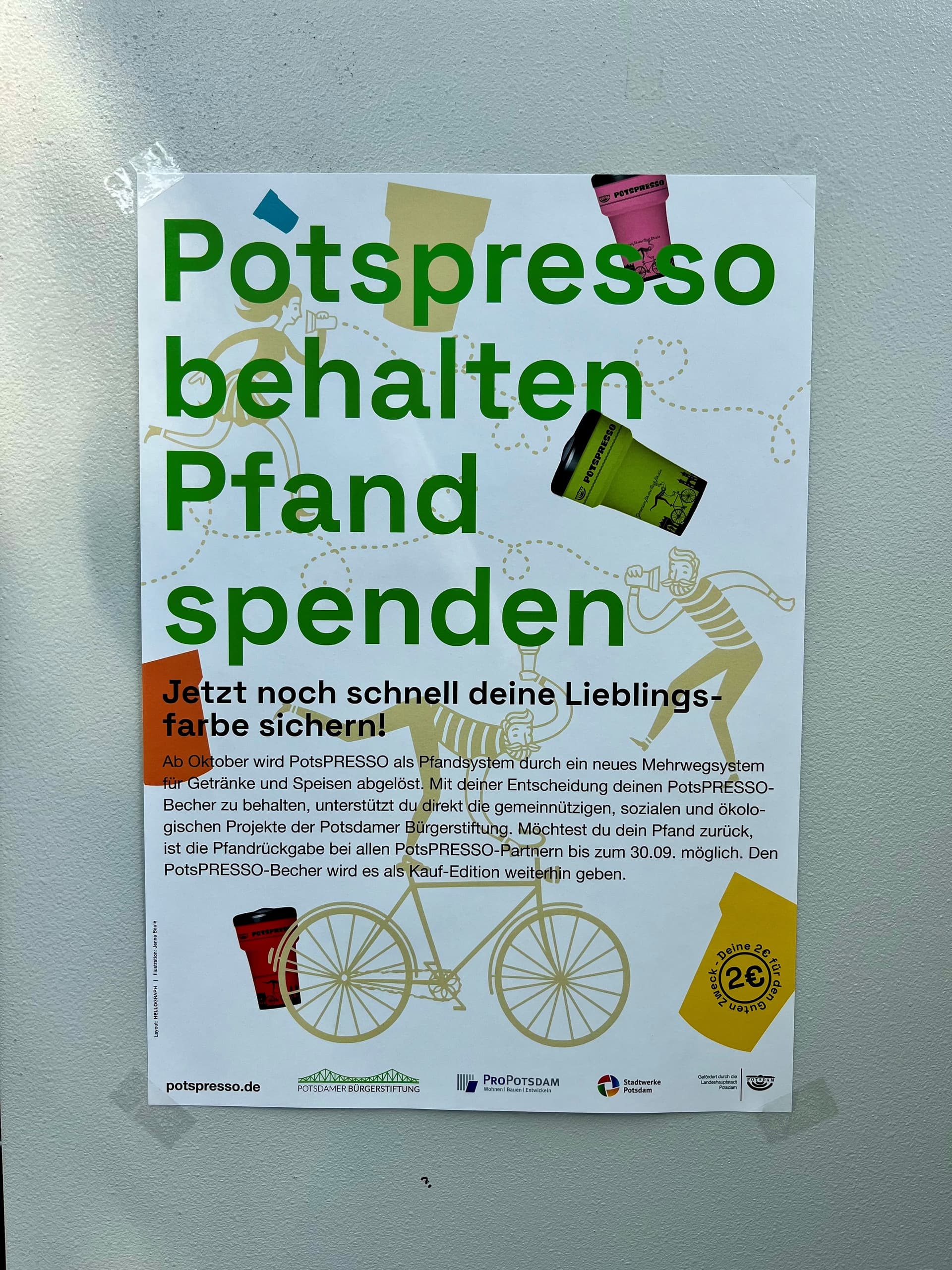 Tschüss Potspresso - Hallo Mehrweg