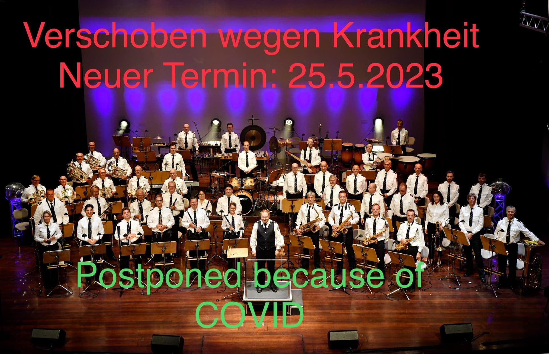 Verschoben: Benefizkonzert mit Landespolizeiorchester